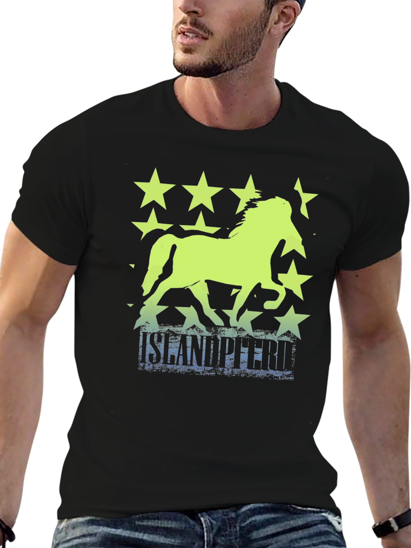 Icelandic Horse Stars T-Shirt