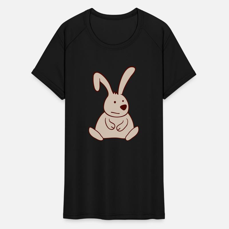 Bunny Sits Bored Boring Chubby Fat Rabbit sitting