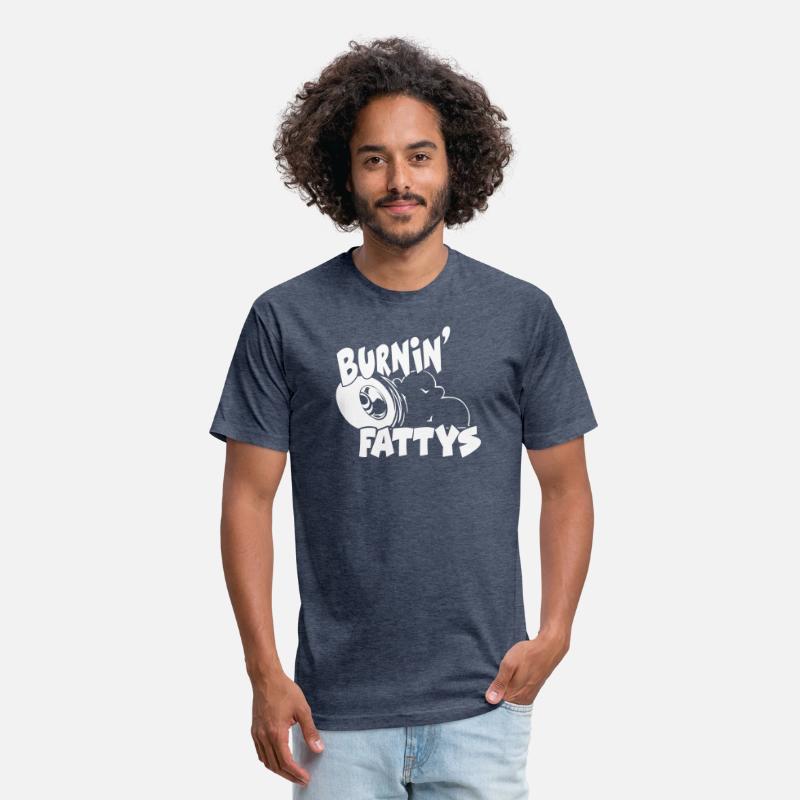 Burnin' Fattys White Print