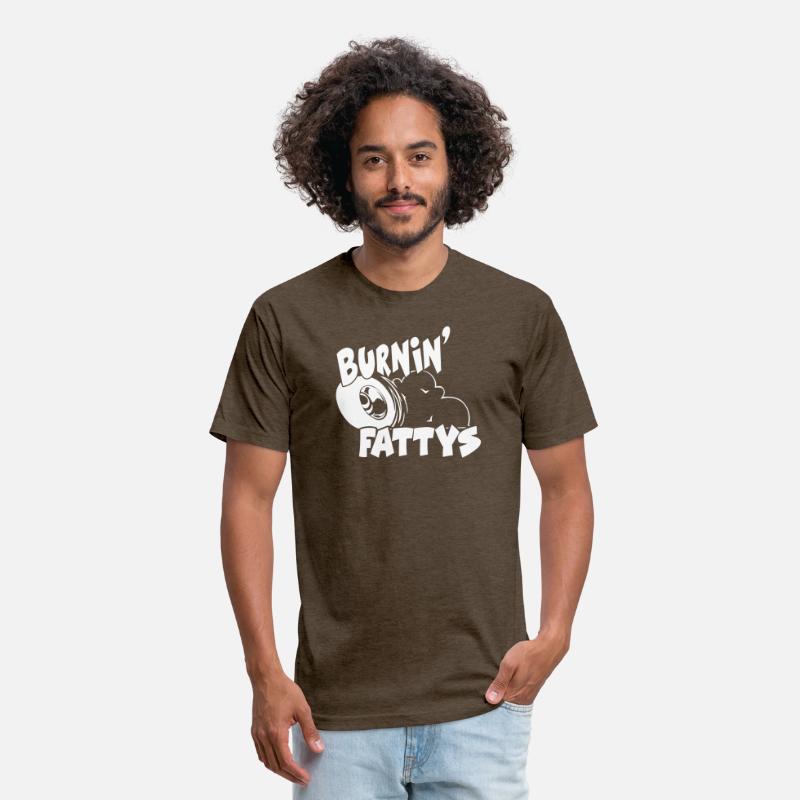 Burnin' Fattys White Print