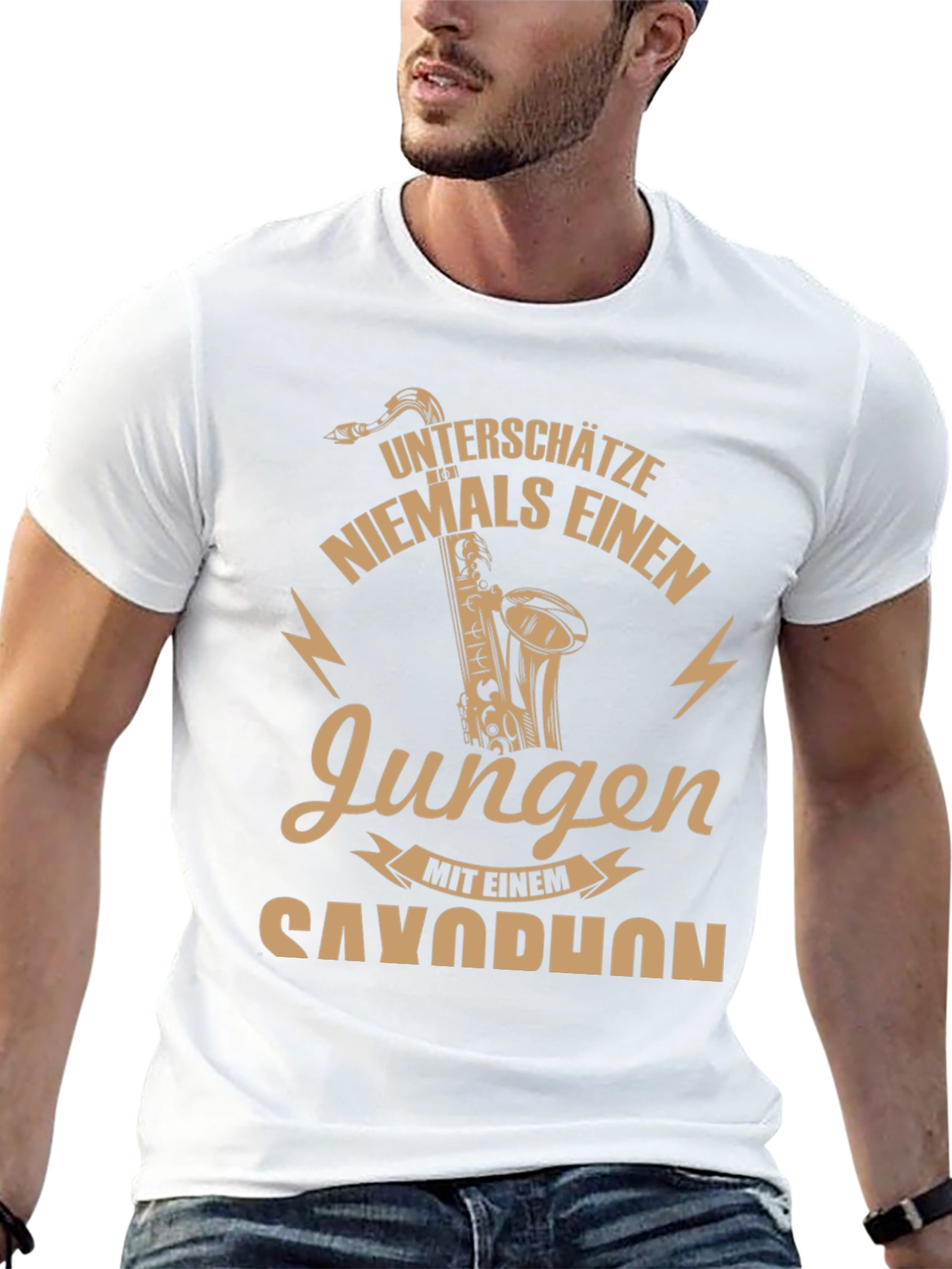Saxophone Player Graphic T-Shirt - Unisex