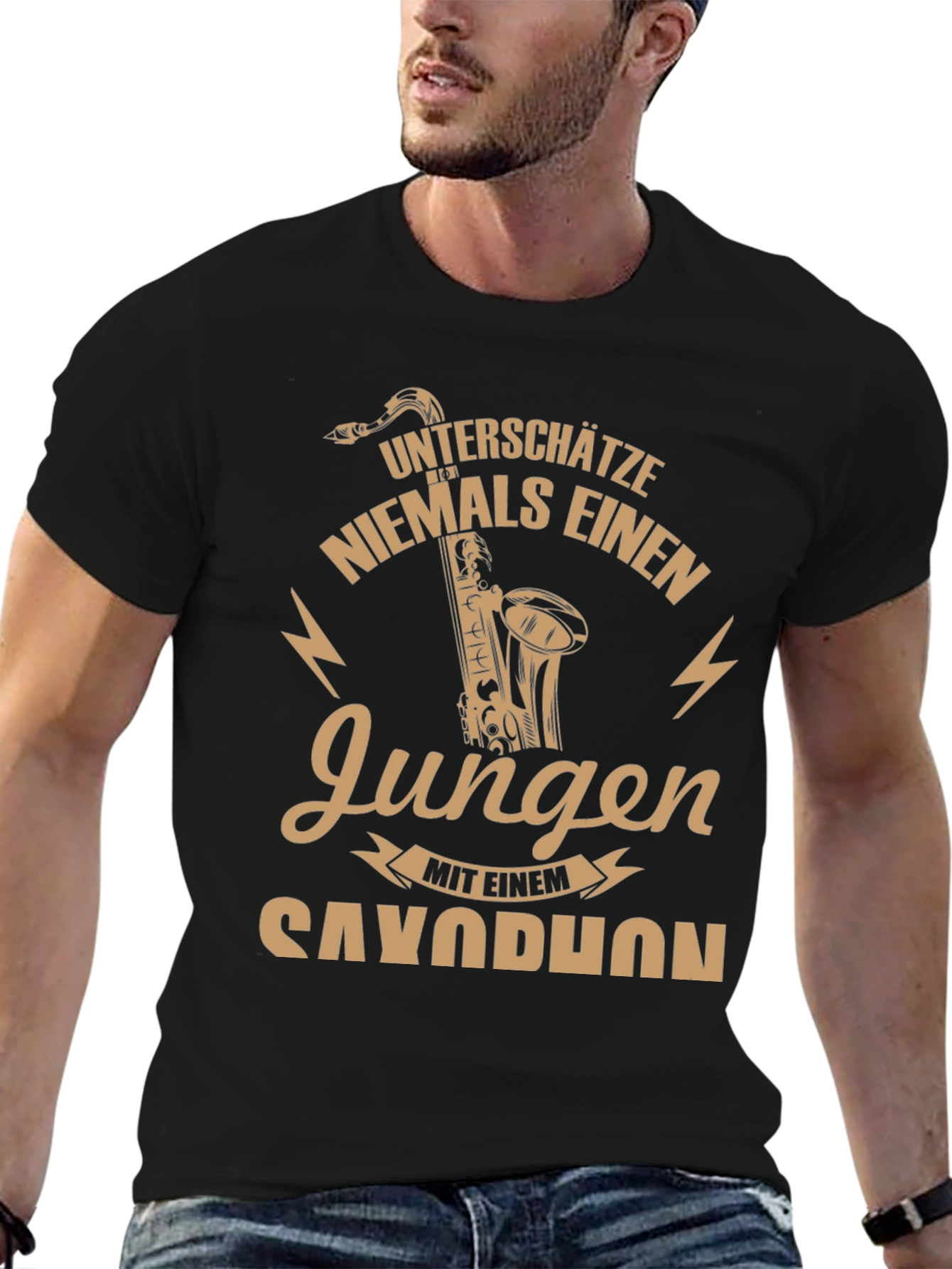 Saxophone Player Graphic T-Shirt - Unisex