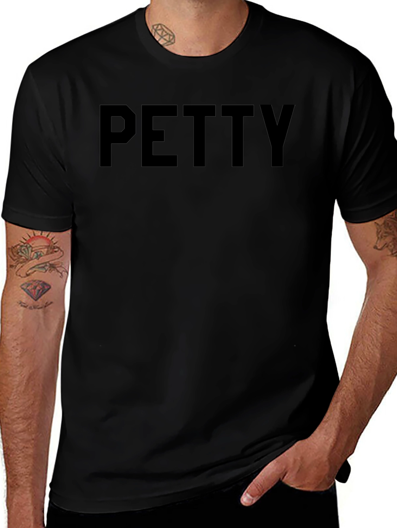 Petty Black Graphic T-Shirt