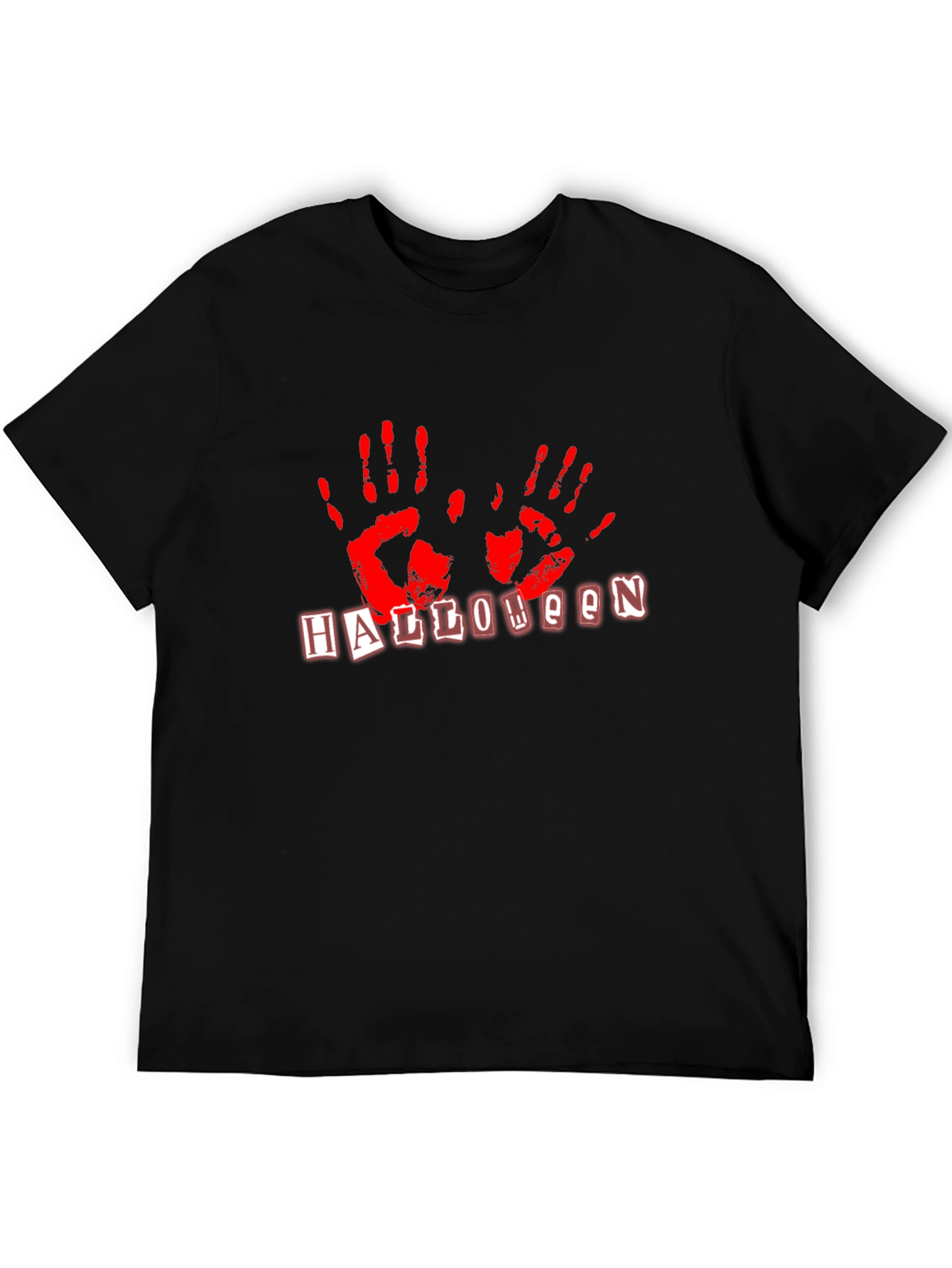 Halloween Handprint T-Shirt - Spooky Season Apparel