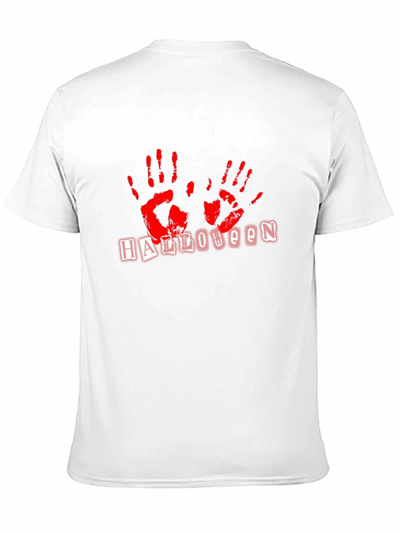 Halloween Handprint T-Shirt - Spooky Season Apparel