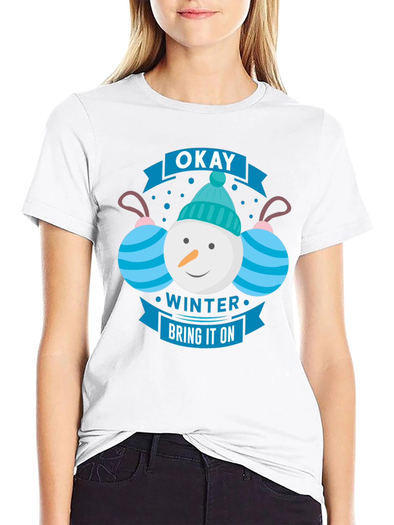Okay Winter Bring It On T-Shirt