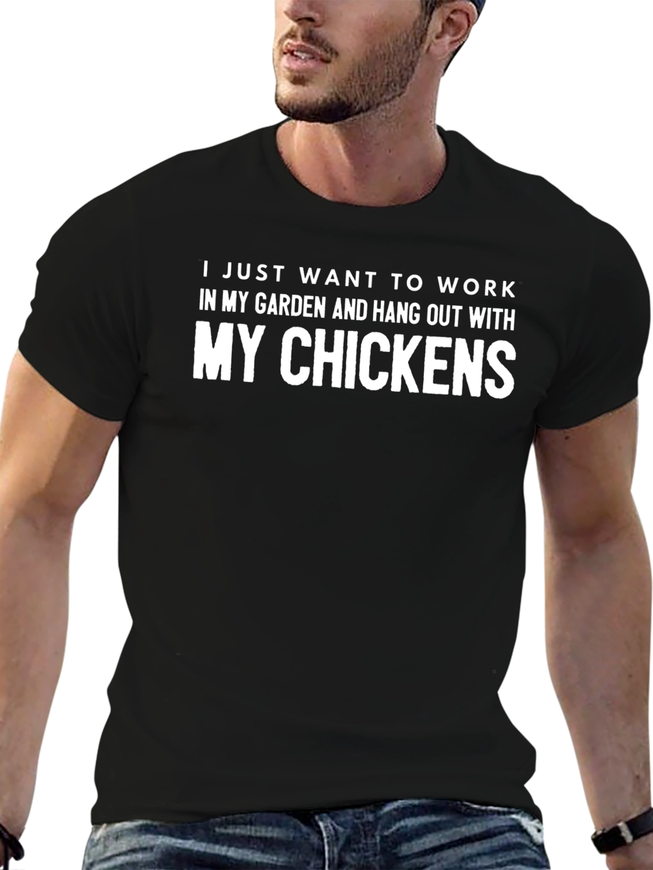 Work In My Garden Chicken T-Shirt