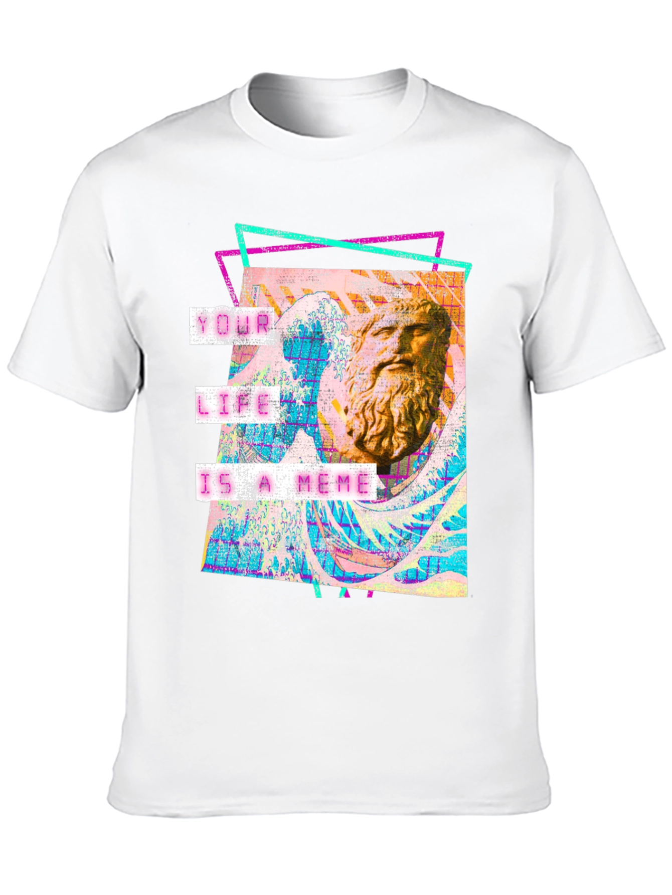 Your Life Is A Meme Black Graphic Tee