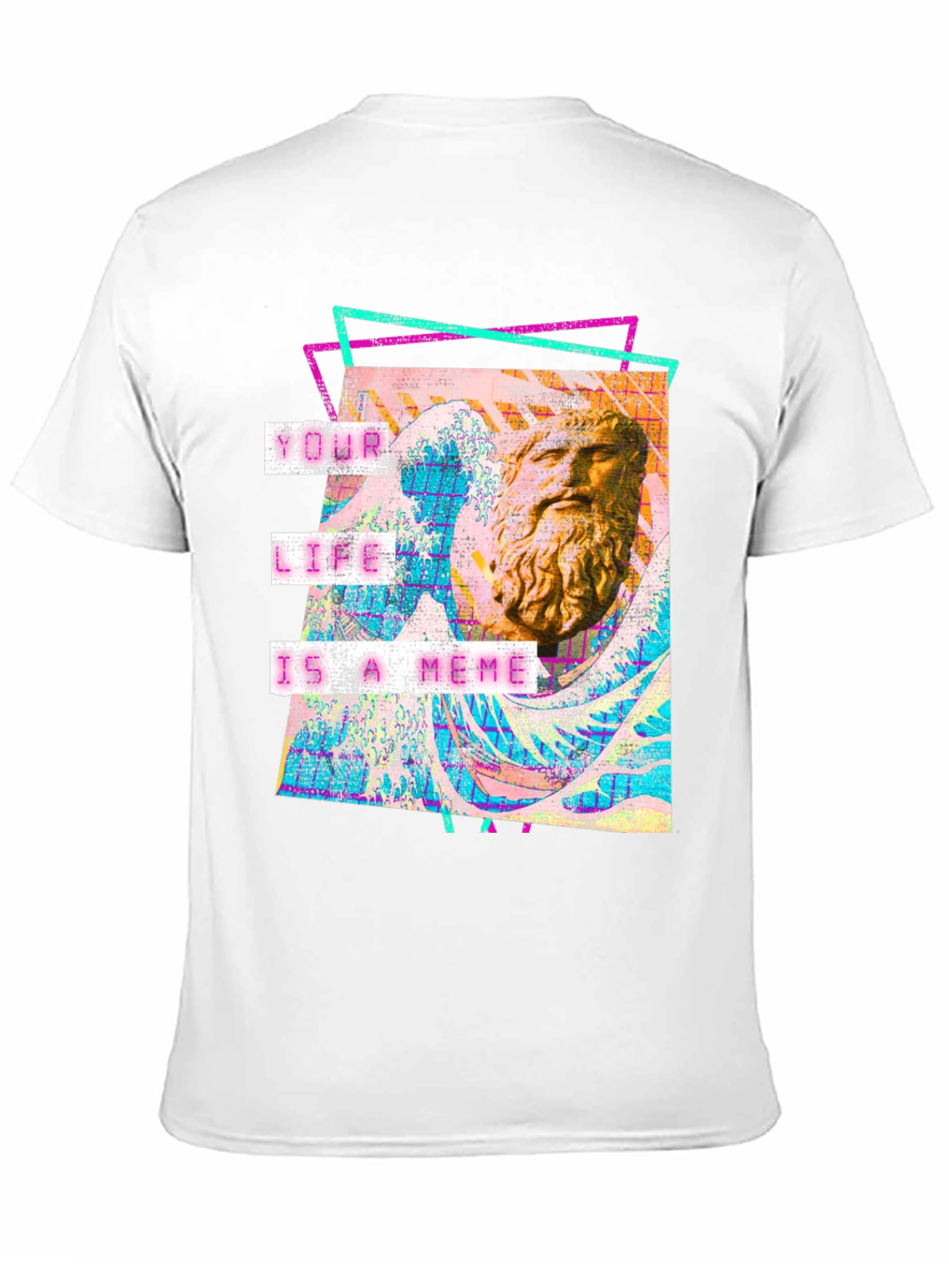 Your Life Is A Meme Black Graphic Tee