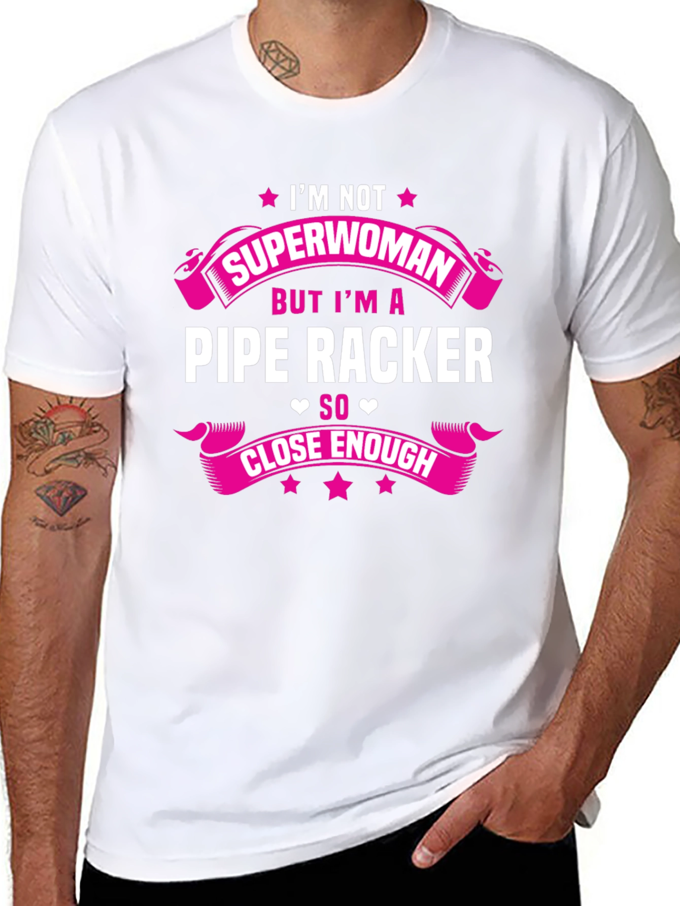 Im Not Superwoman Pipe Racker T-Shirt
