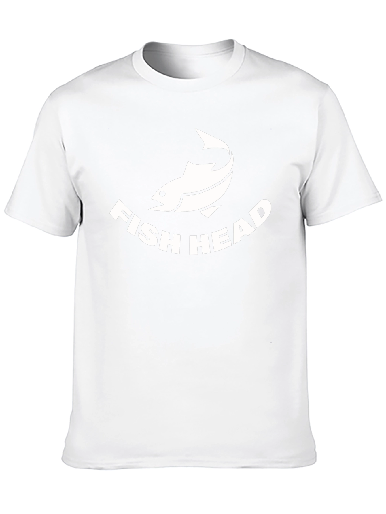Fish Head Graphic T-Shirt - Black Cotton Tee