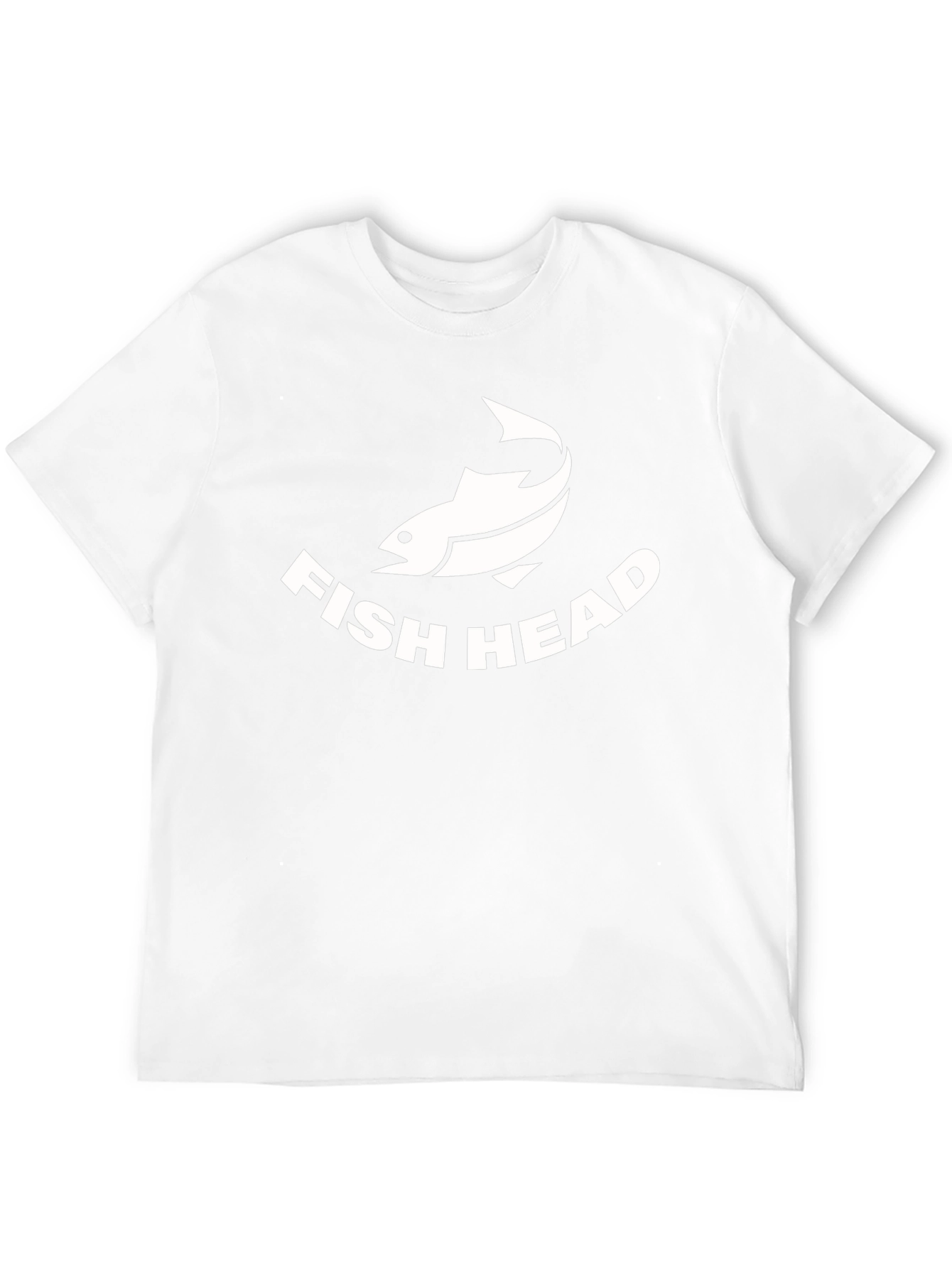 Fish Head Graphic T-Shirt - Black Cotton Tee