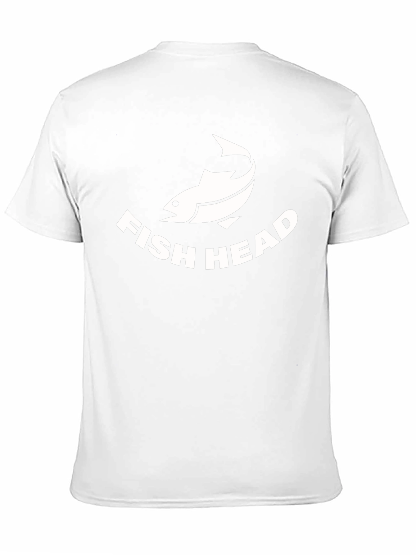 Fish Head Graphic T-Shirt - Black Cotton Tee