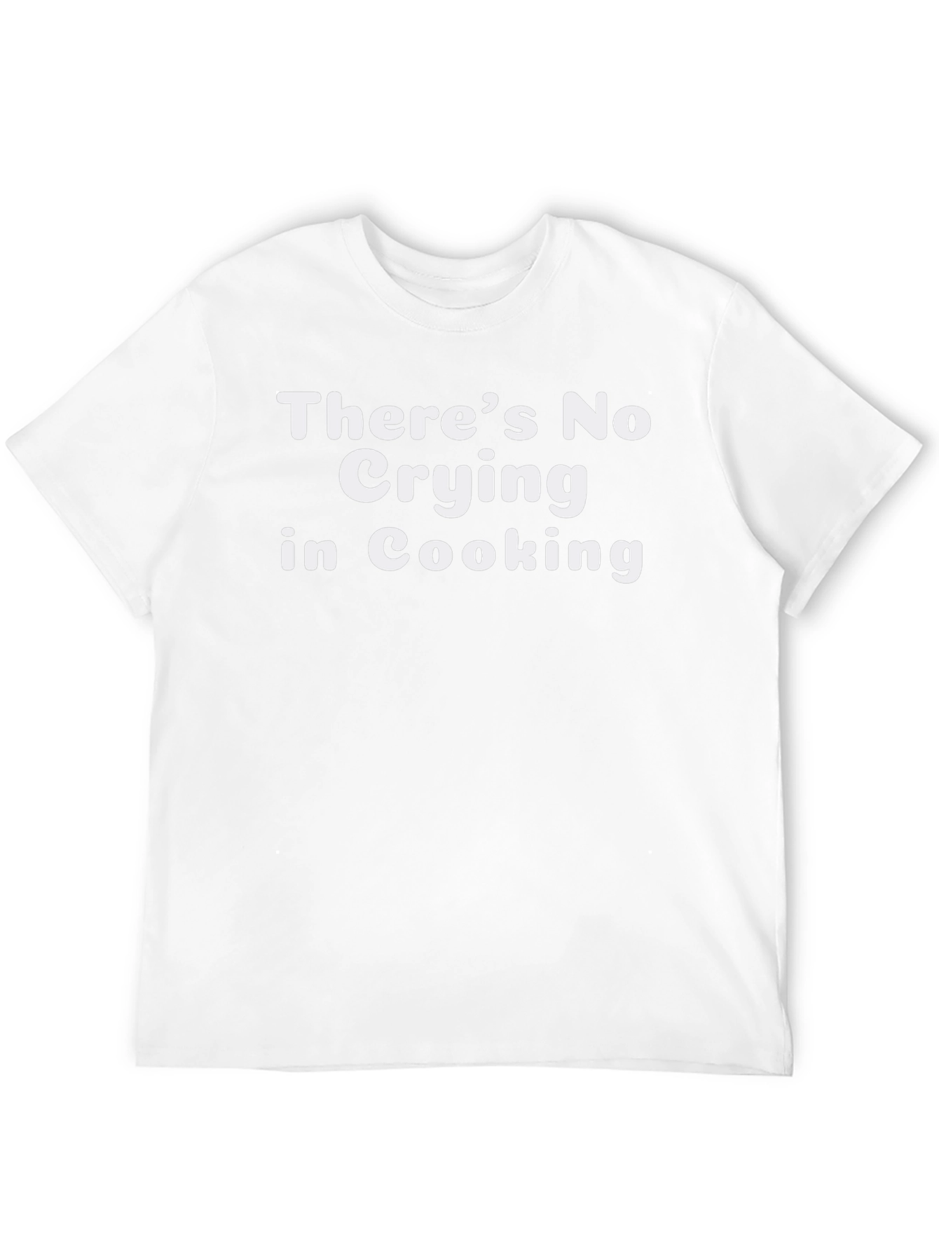 Funny Cooking T-Shirt - No Crying in Cooking Tee