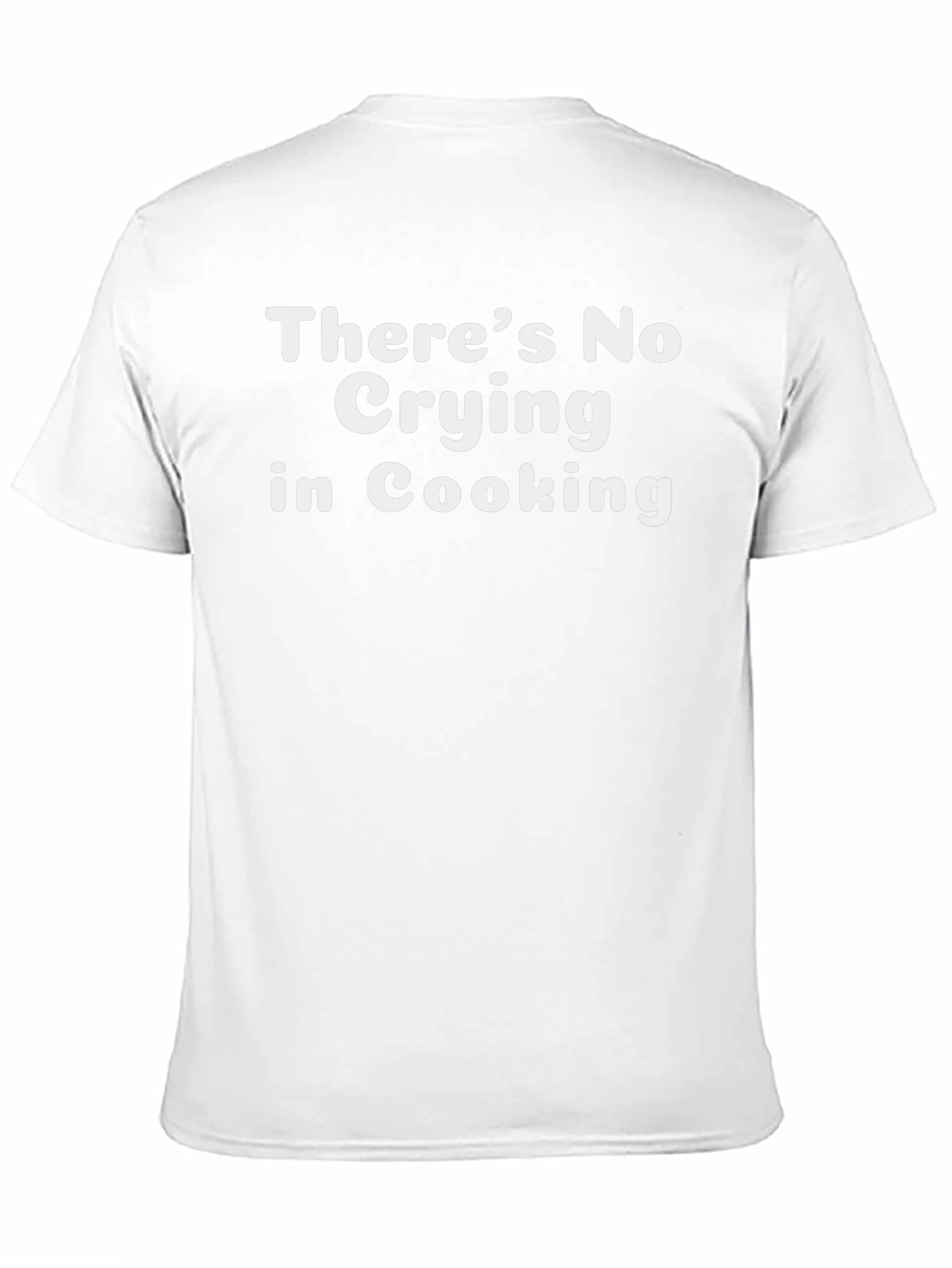 Funny Cooking T-Shirt - No Crying in Cooking Tee
