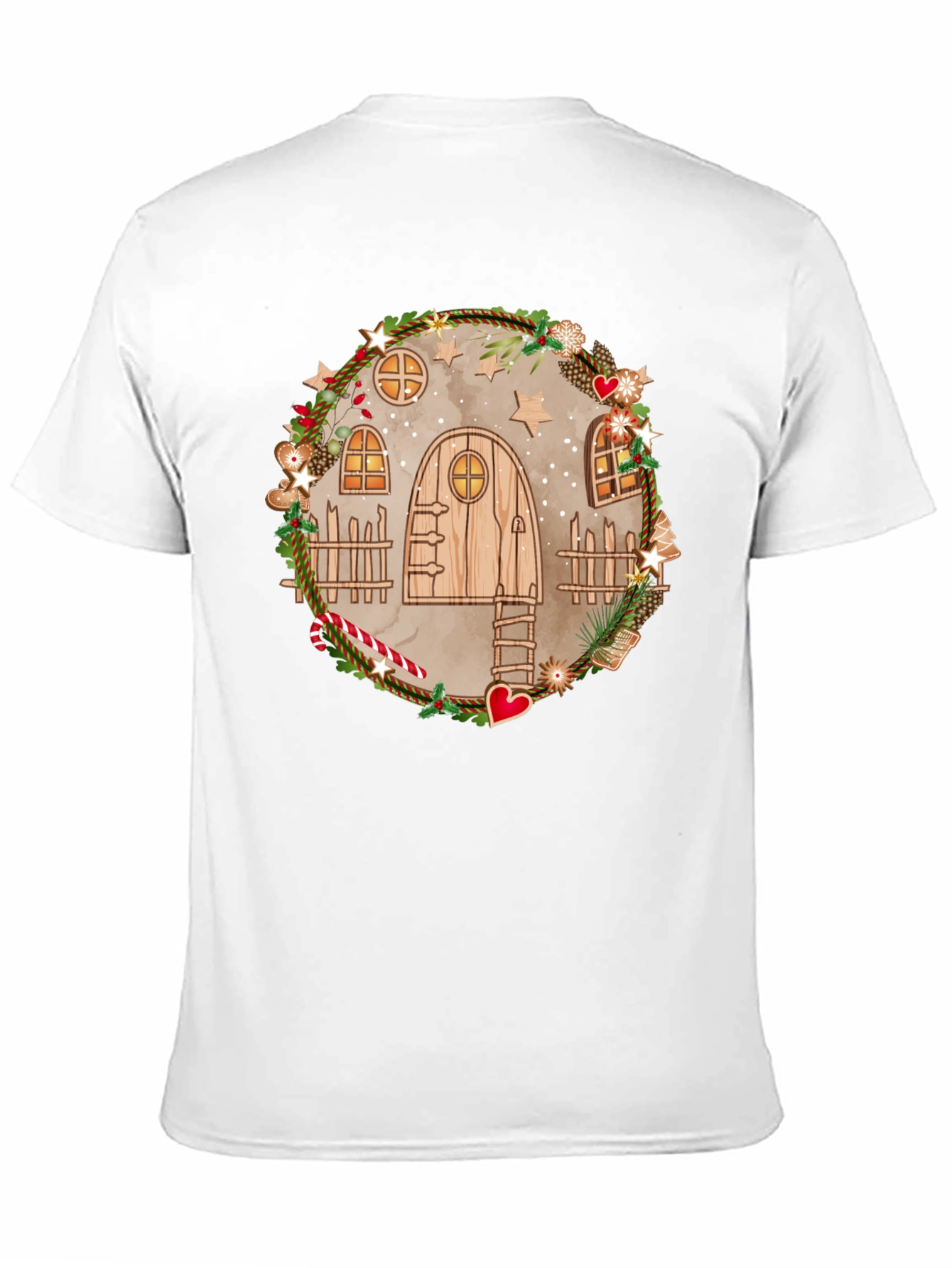 Whimsical Holiday House T-Shirt