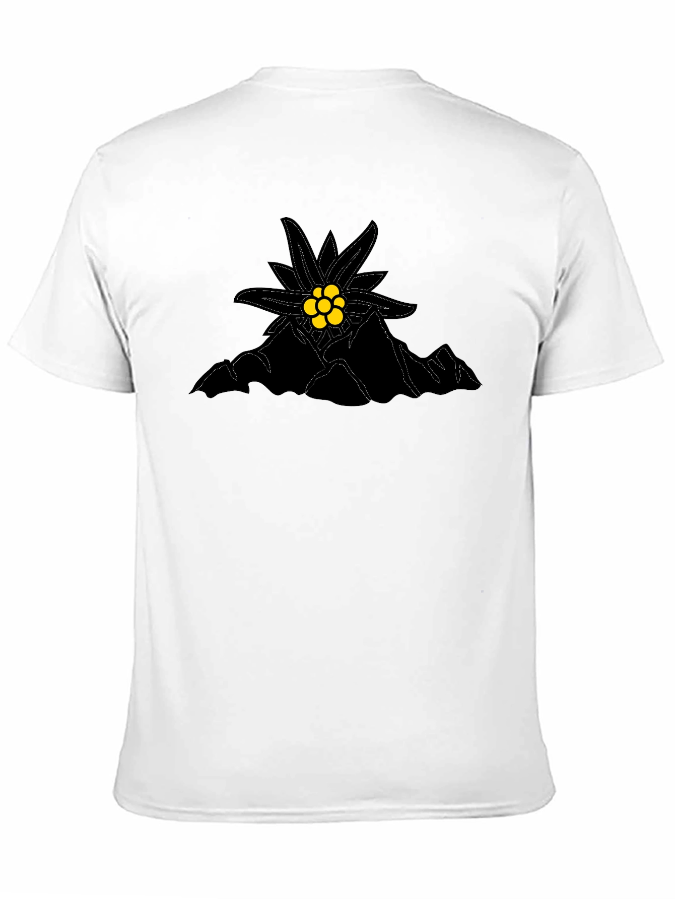 Edelweiss Mountain Black T-Shirt