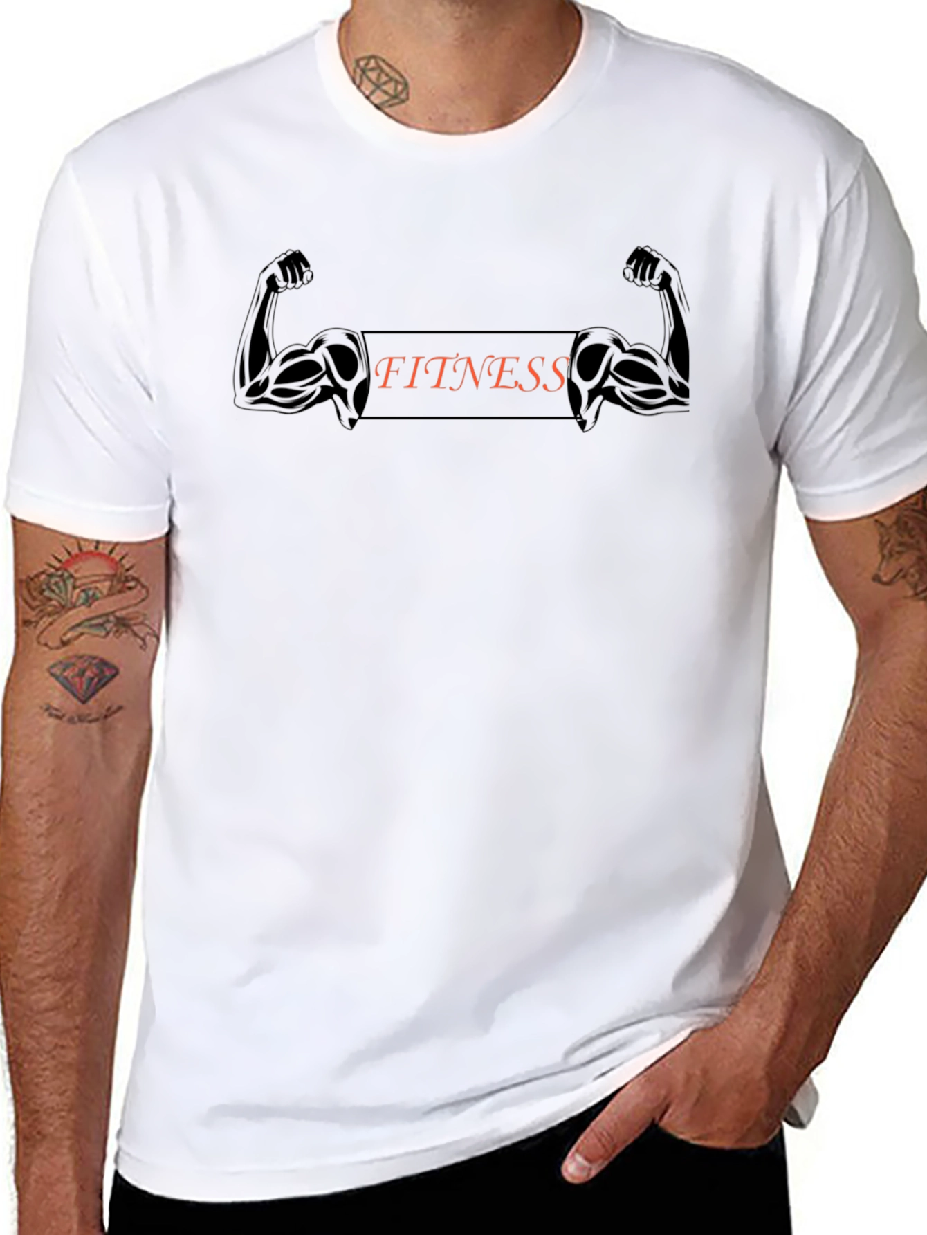 Fitness Graphic Tee - Muscle Power Shirt