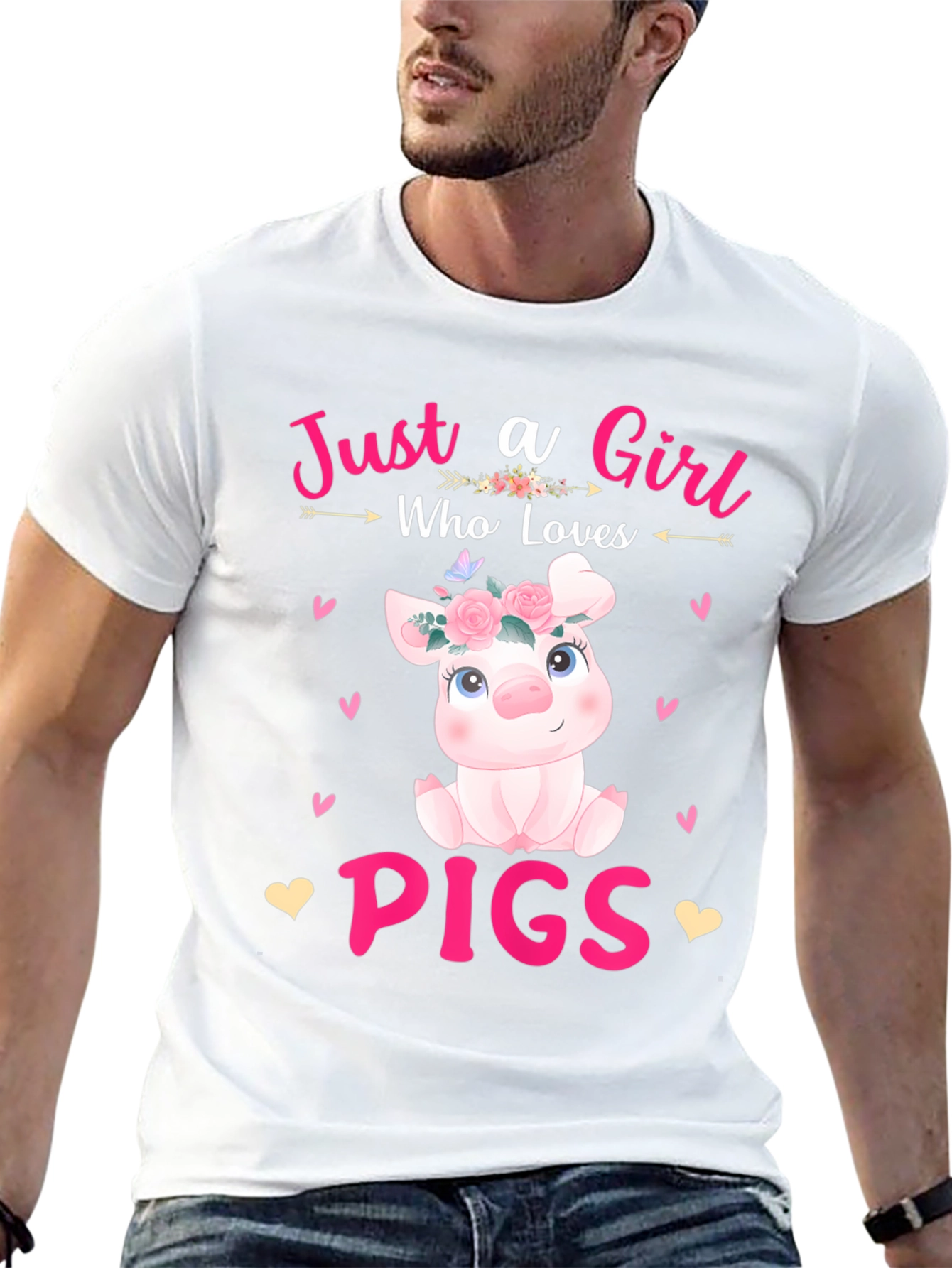Just a Girl Who Loves Pigs T-Shirt
