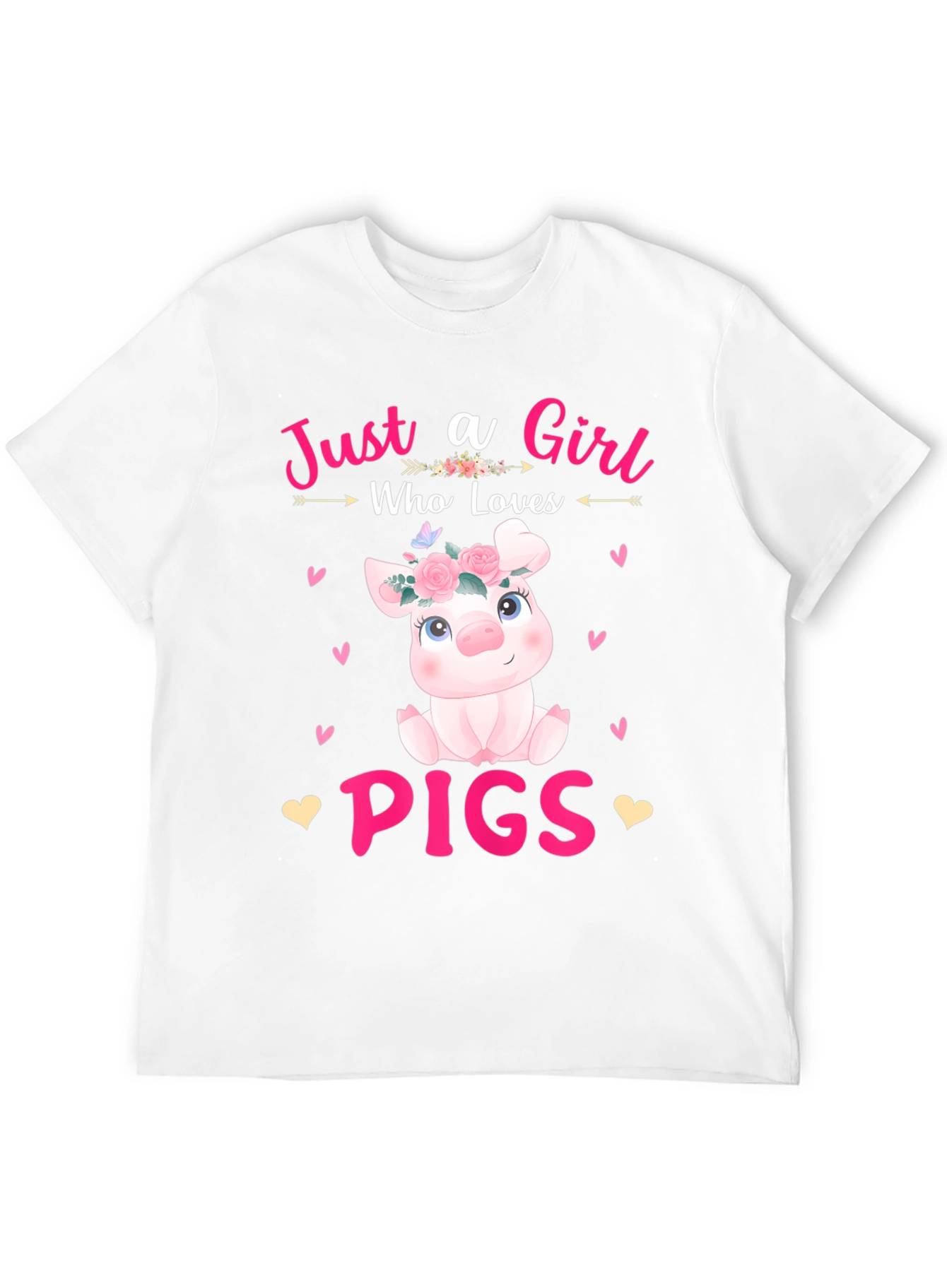 Just a Girl Who Loves Pigs T-Shirt