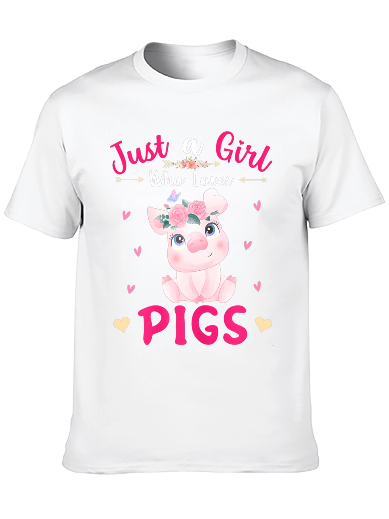 Just a Girl Who Loves Pigs T-Shirt