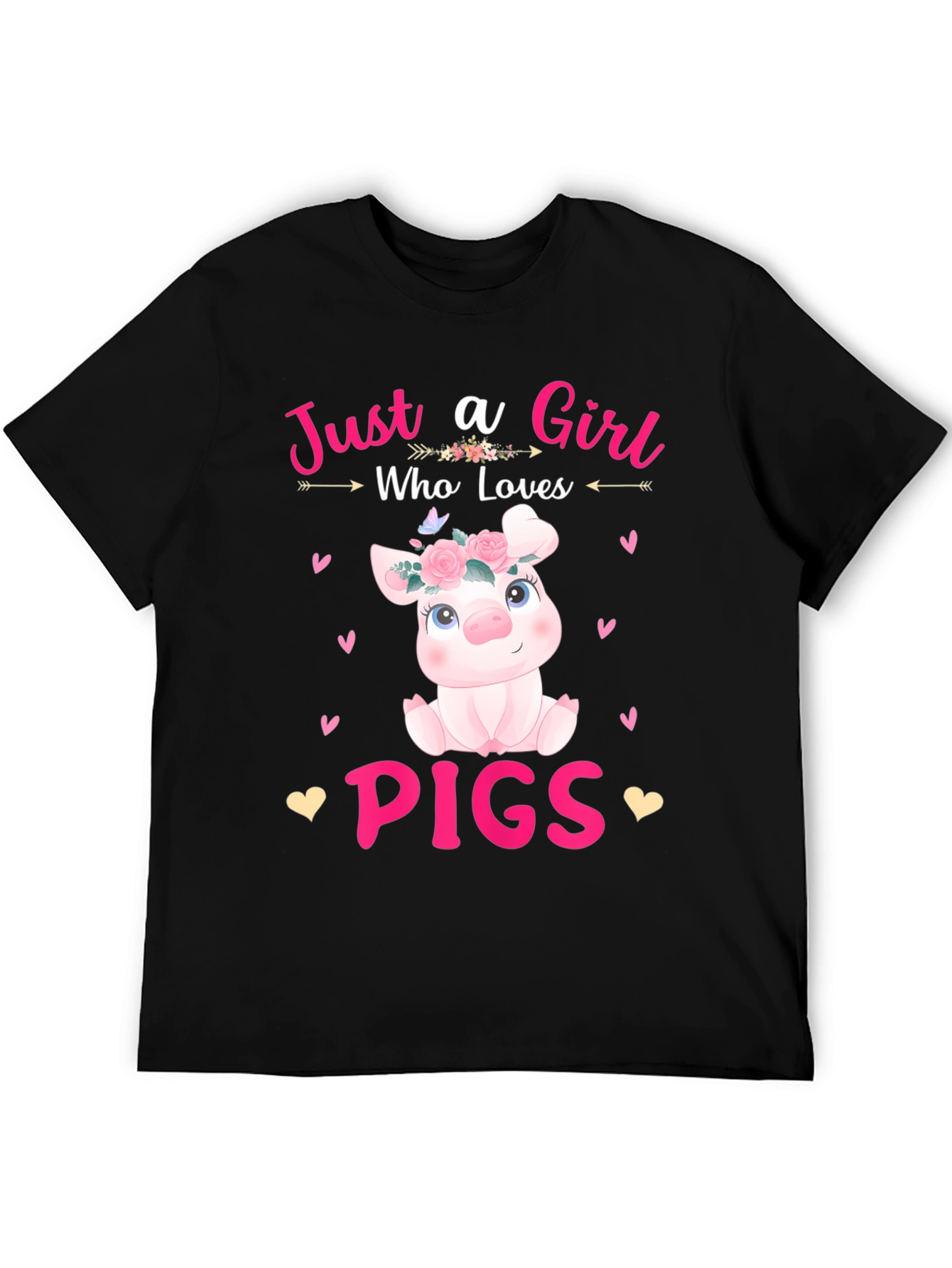 Just a Girl Who Loves Pigs T-Shirt
