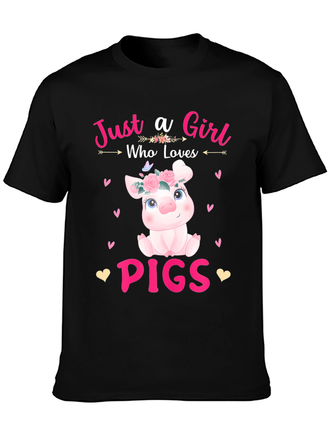 Just a Girl Who Loves Pigs T-Shirt