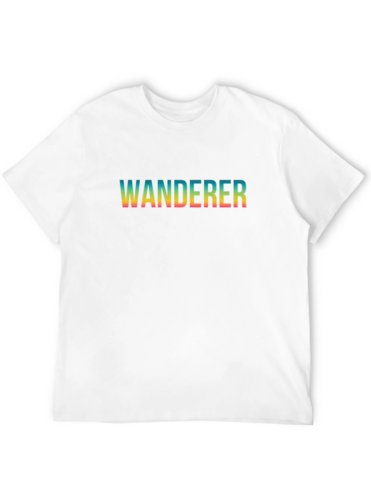 Wanderer Graphic Tee - Black Cotton Blend