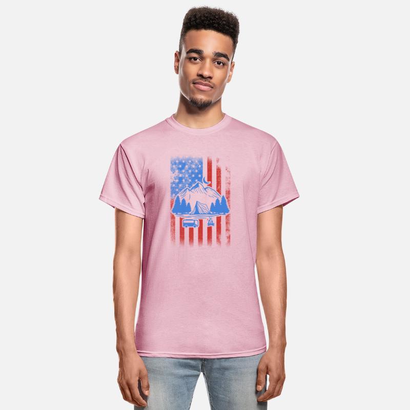Camping USA Flag