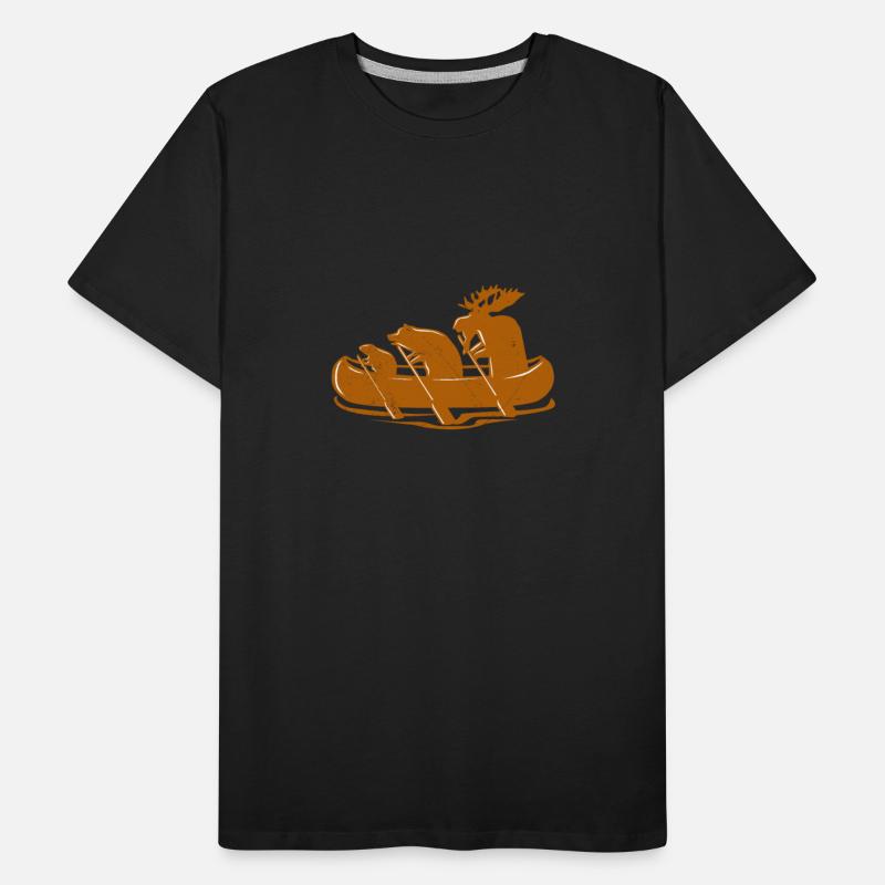 Canoe Beaver Bear Moose Canoeing Canada Gift Idea