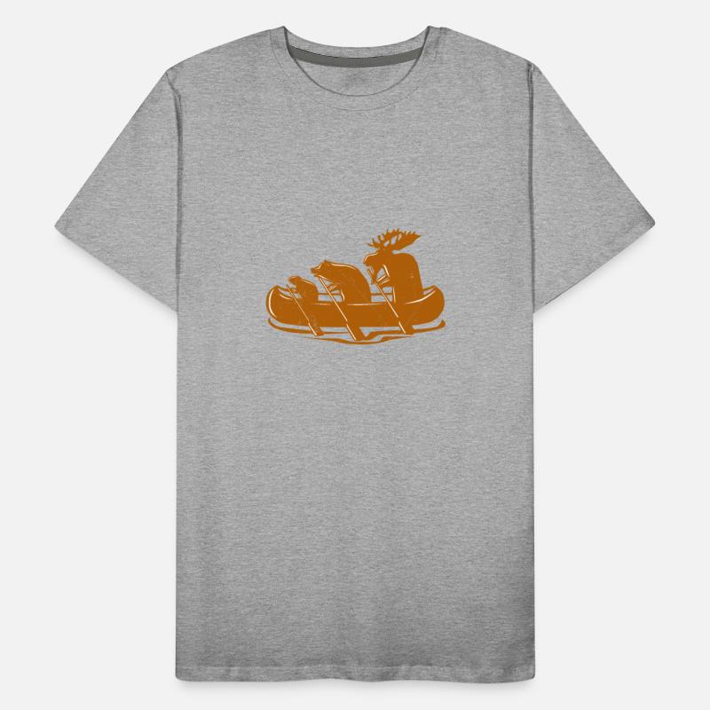 Canoe Beaver Bear Moose Canoeing Canada Gift Idea