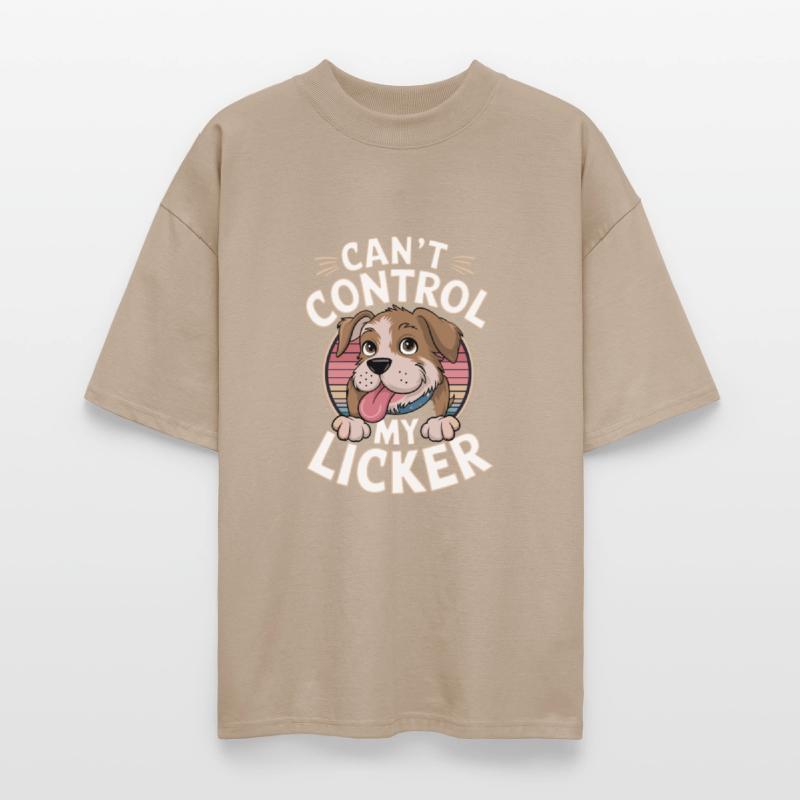 Can't Control My Licker Funny Cute Dog Tongue Out