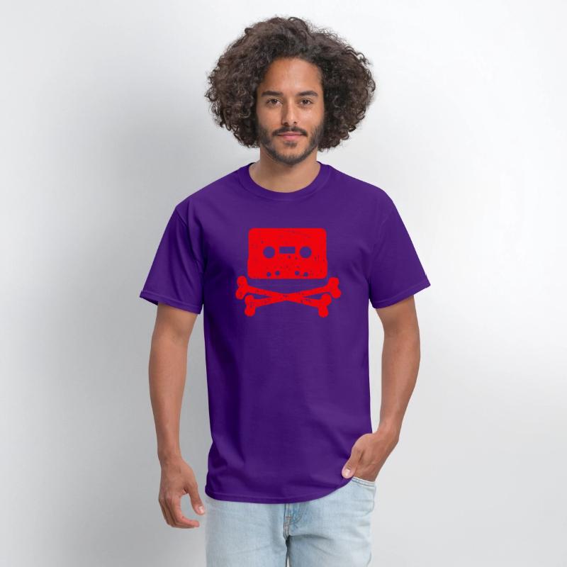 Cassette Tape Cross Bones