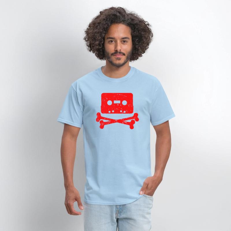 Cassette Tape Cross Bones