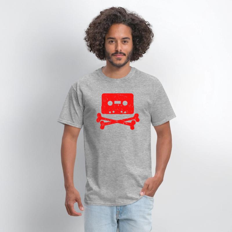 Cassette Tape Cross Bones