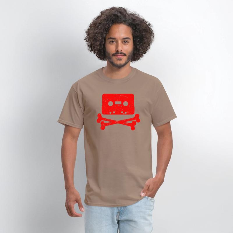 Cassette Tape Cross Bones