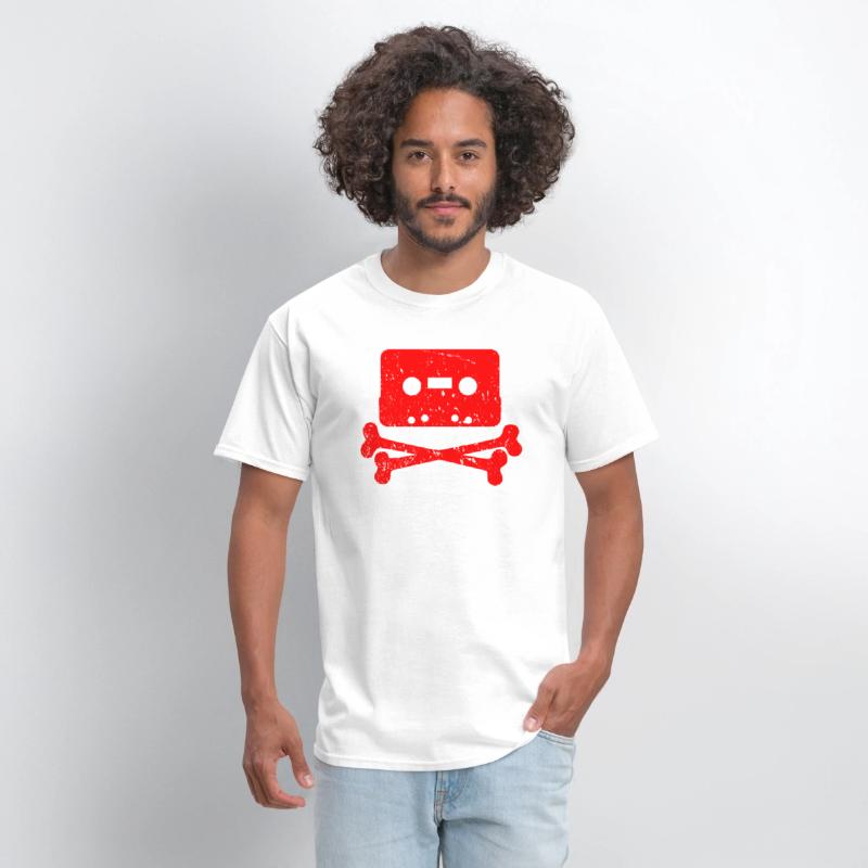 Cassette Tape Cross Bones