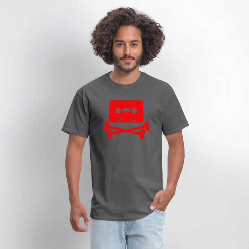 Cassette Tape Cross Bones