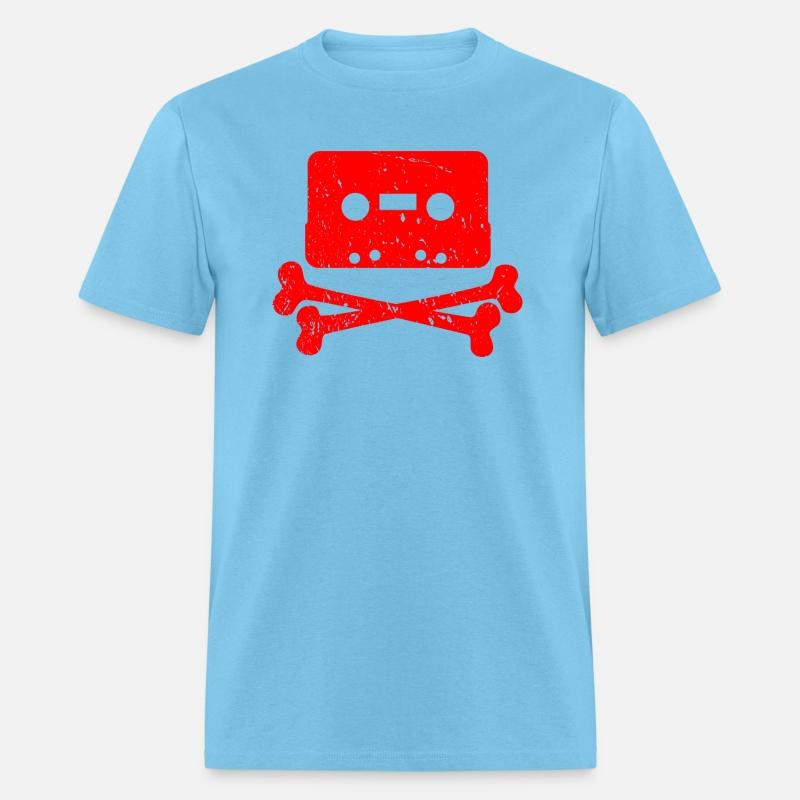 Cassette Tape Cross Bones