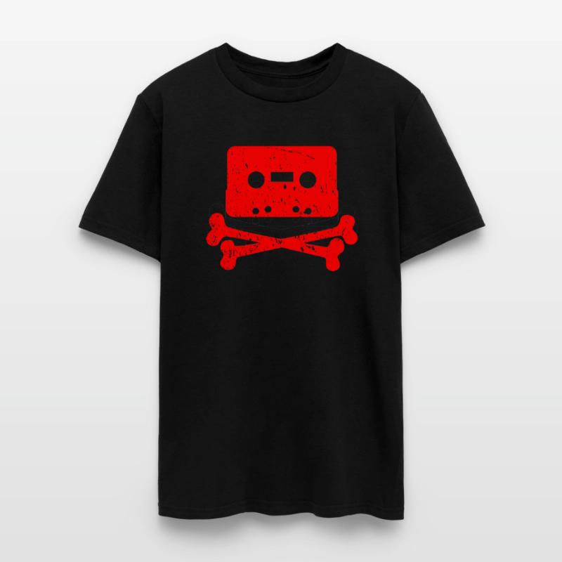 Cassette Tape Cross Bones