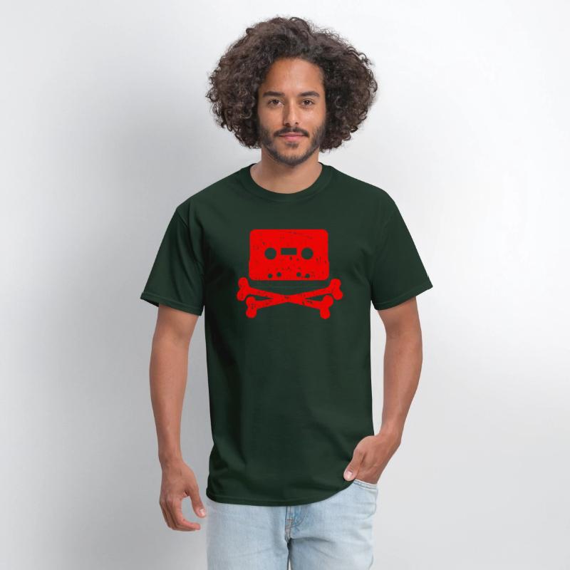 Cassette Tape Cross Bones