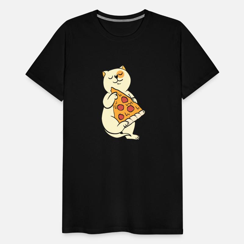 Cat and Pizza Foodie and Cat Person Gift