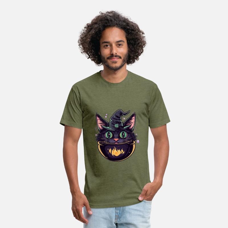 Cat Boiler Cat Witch Halloween
