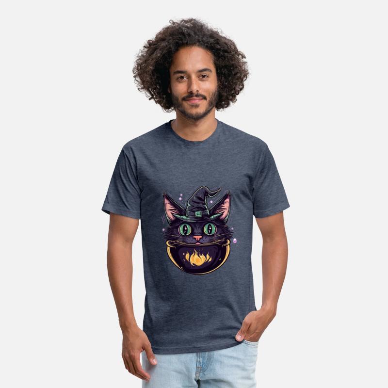 Cat Boiler Cat Witch Halloween