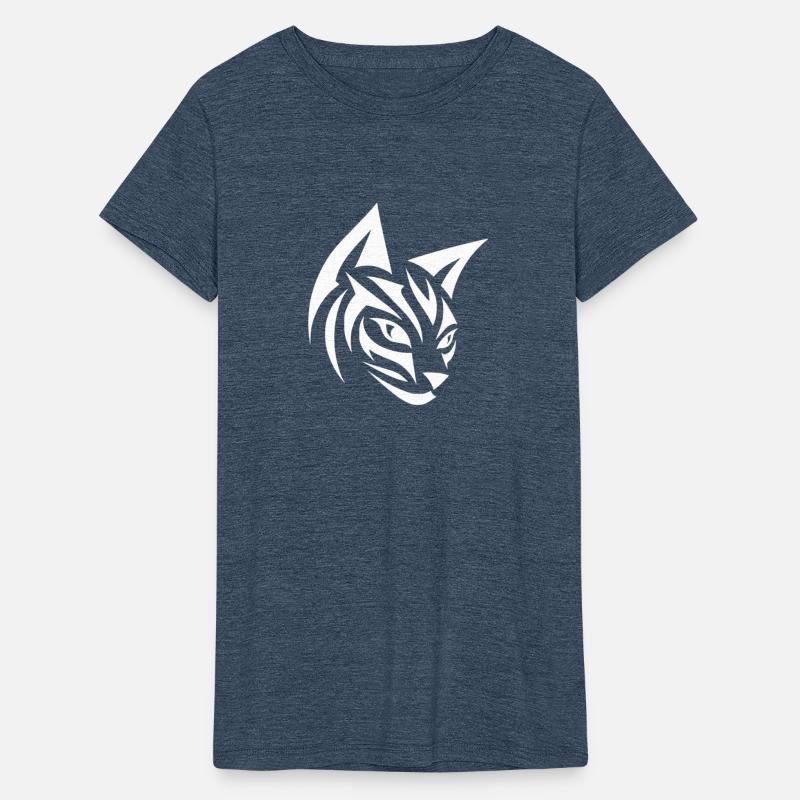 Cat Head In Graphic Tribal Tattoo Design