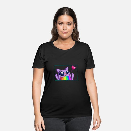 Cat Rainbow Excitement
