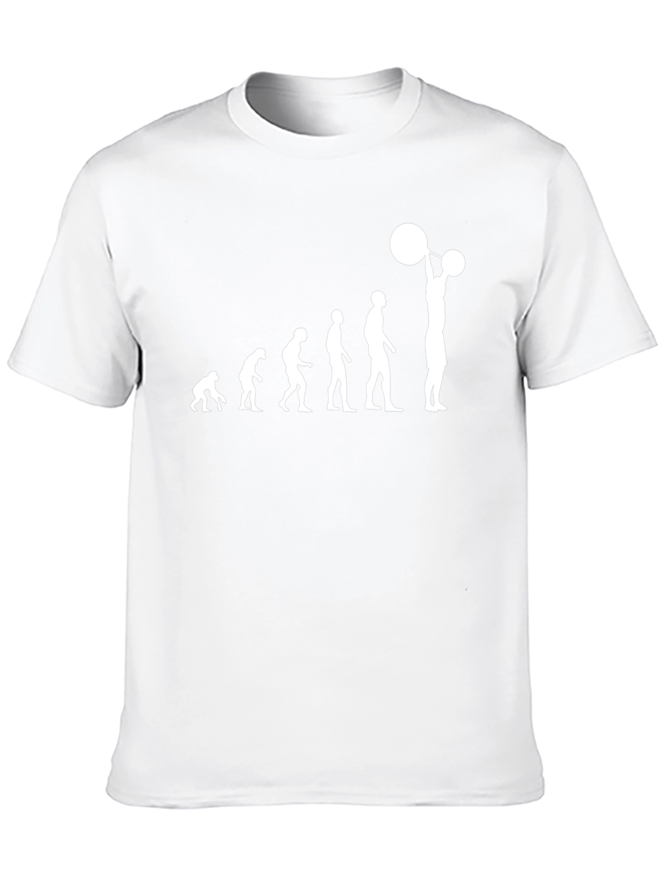 Evolution Weightlifting Graphic Tee - Black Cotton T-Shirt