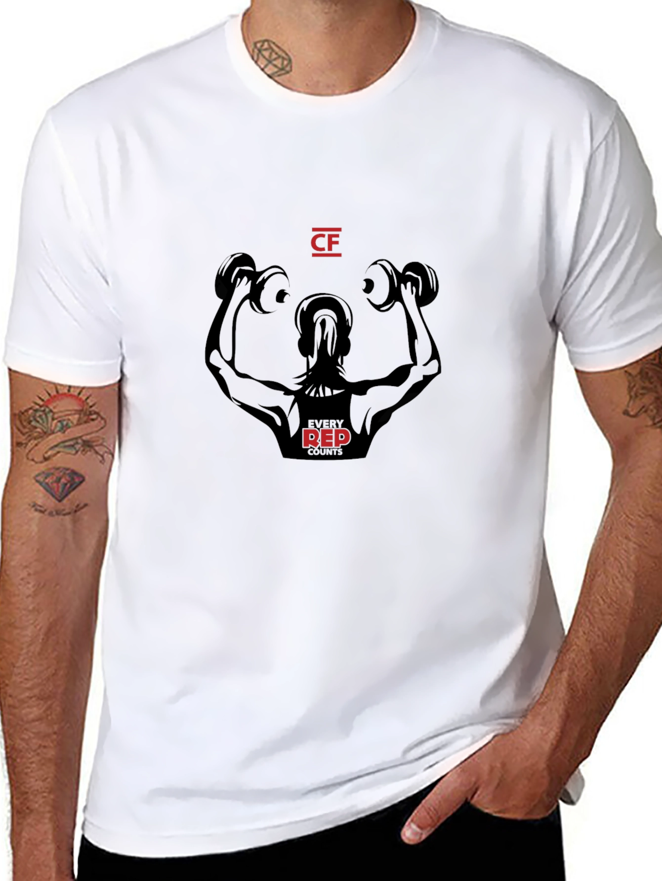 Workout Motivation T-Shirt: Every Rep Counts