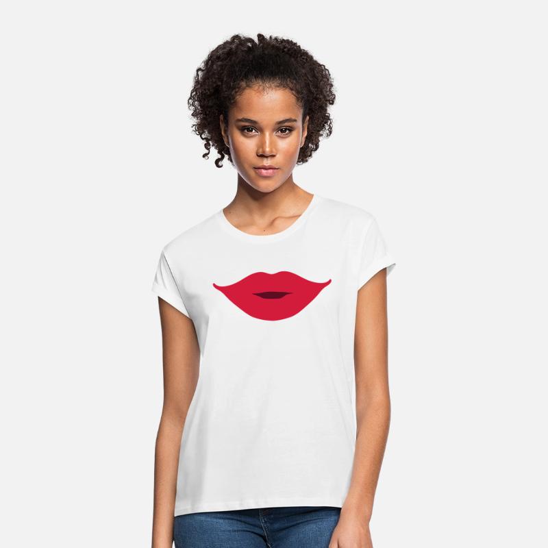 Cheeky smile female mouth