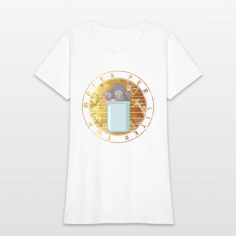 Chemical Pun Element Shirt, Two Moles Per Little